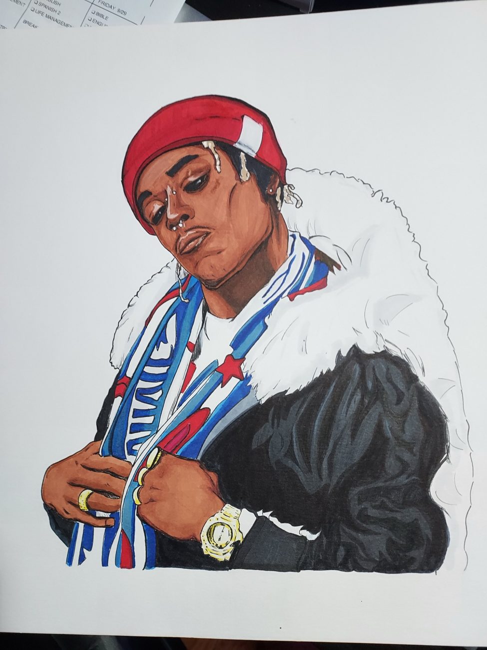 Color portrait by Mateo