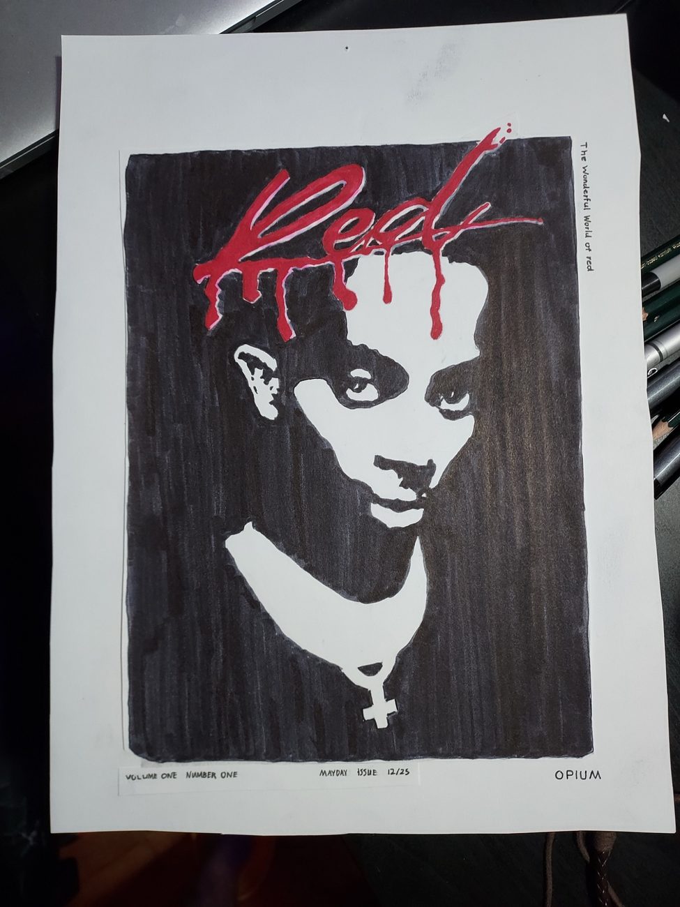 Ink drawing by Mateo