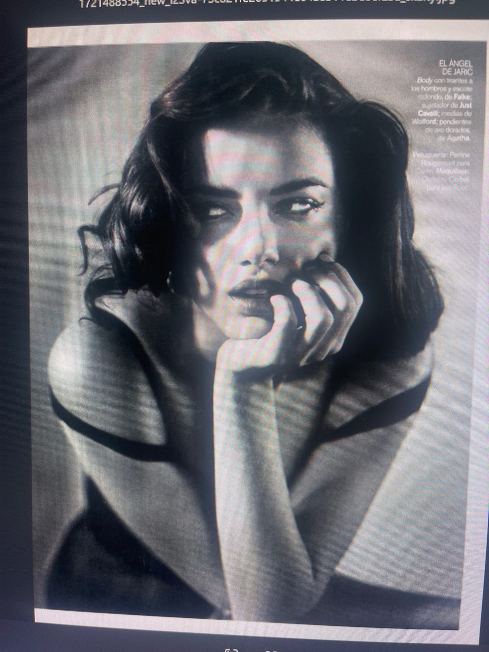 Reference photograph used for a portrait